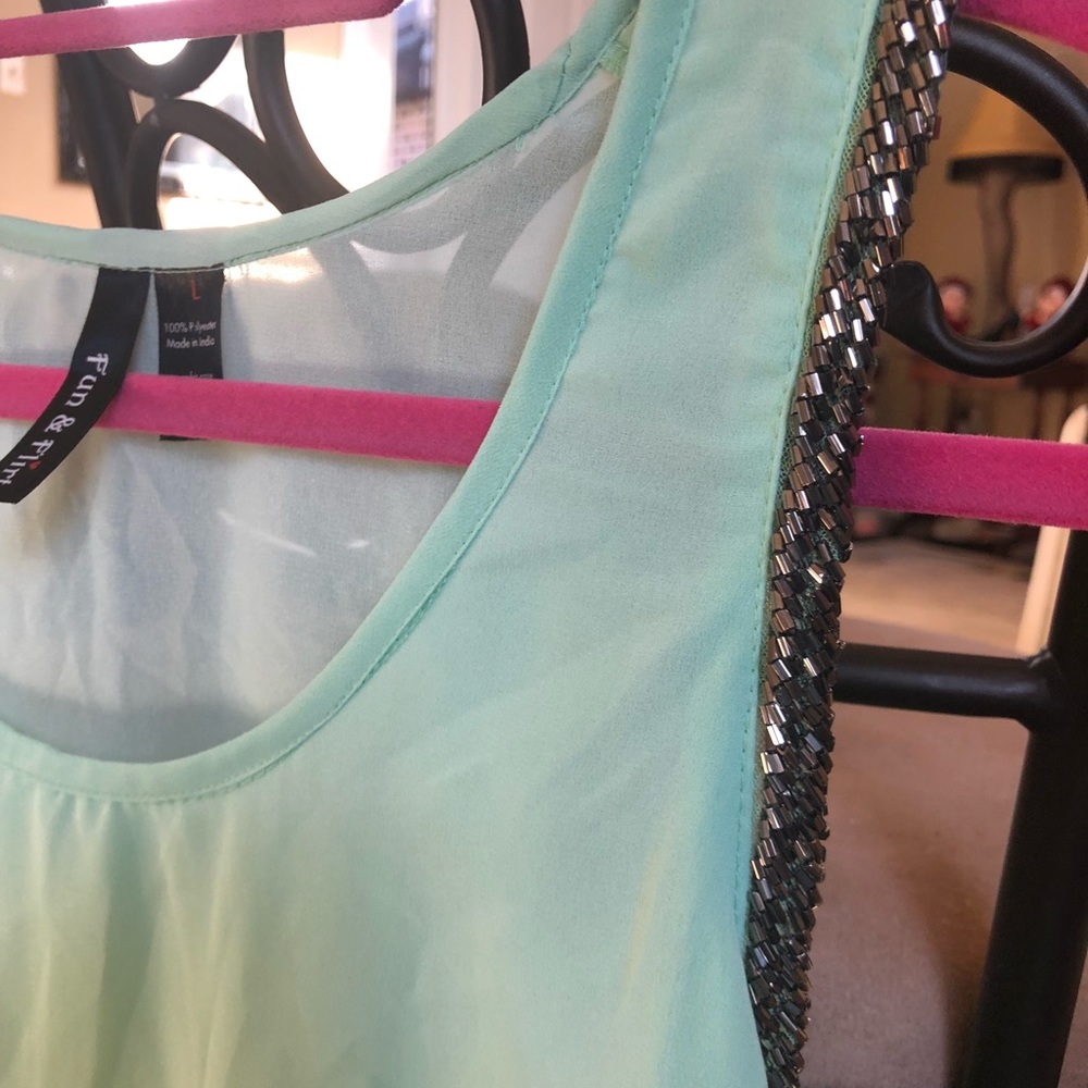Fun & Flirt sheer tank